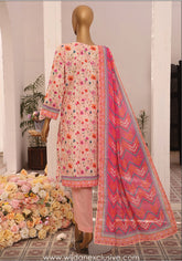 HZ Asasa Embroidered Printed Lawn Collection'25 Vol-02 D-06
